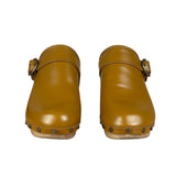 Isabel Marant Camel Brown Marant Titya Leather Clog (Footwear)