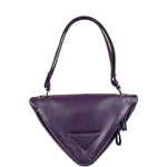 Prada Purple Nappa Leather Triangle Two-Way Bag