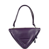 Prada Purple Nappa Leather Triangle Two-Way Bag