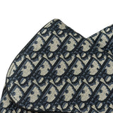 Christian Dior Navy Oblique Saddle Crossbody Bag