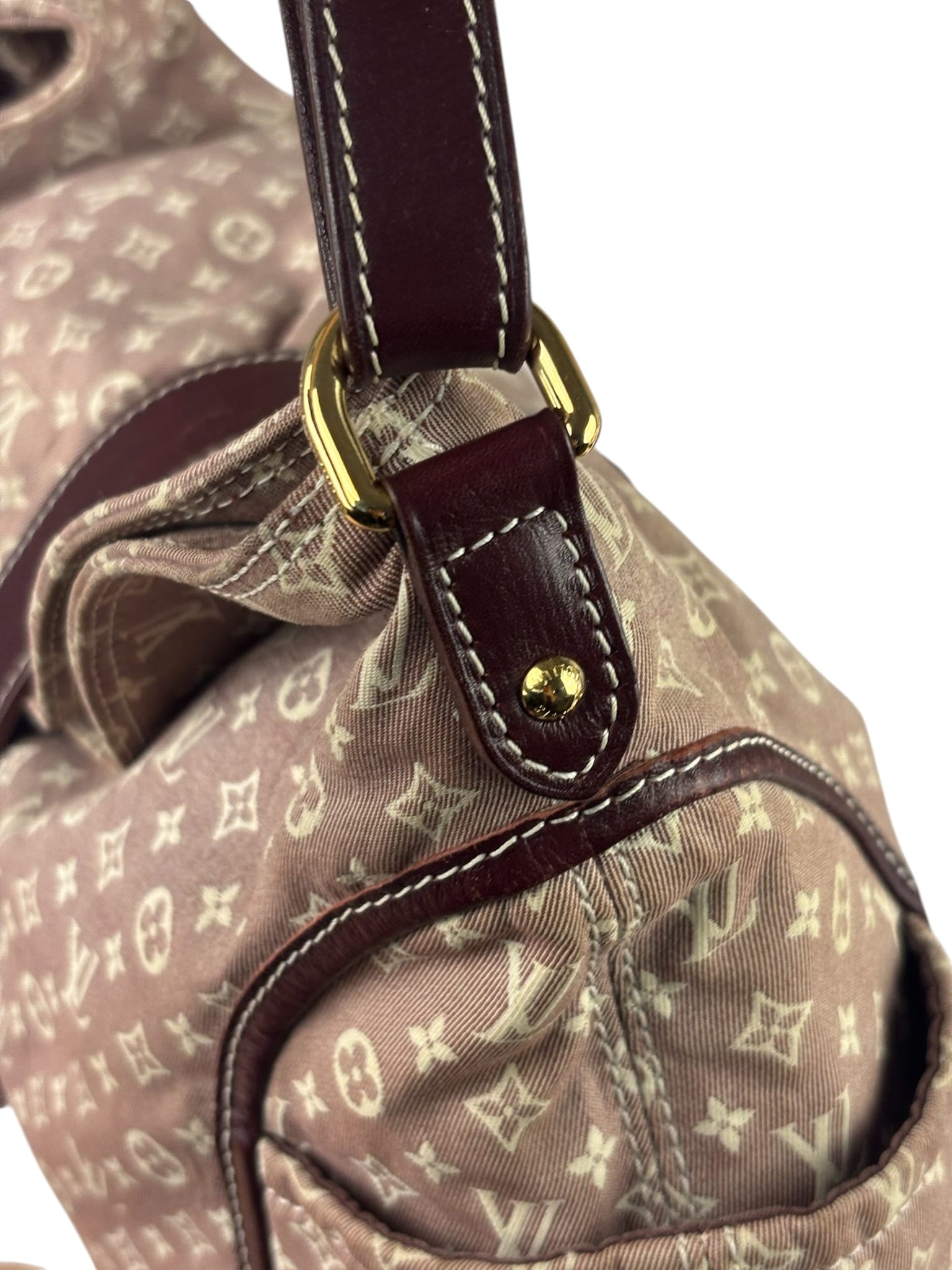 Louis Vuitton Brown Leather Trim Monogram Idylle Romance