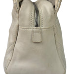 Chanel Cream Chevron Leather Outdoor Ligne Shoulder Bags  2005