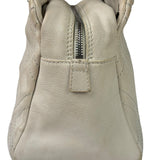 Chanel Cream Chevron Leather Outdoor Ligne Shoulder Bags  2005