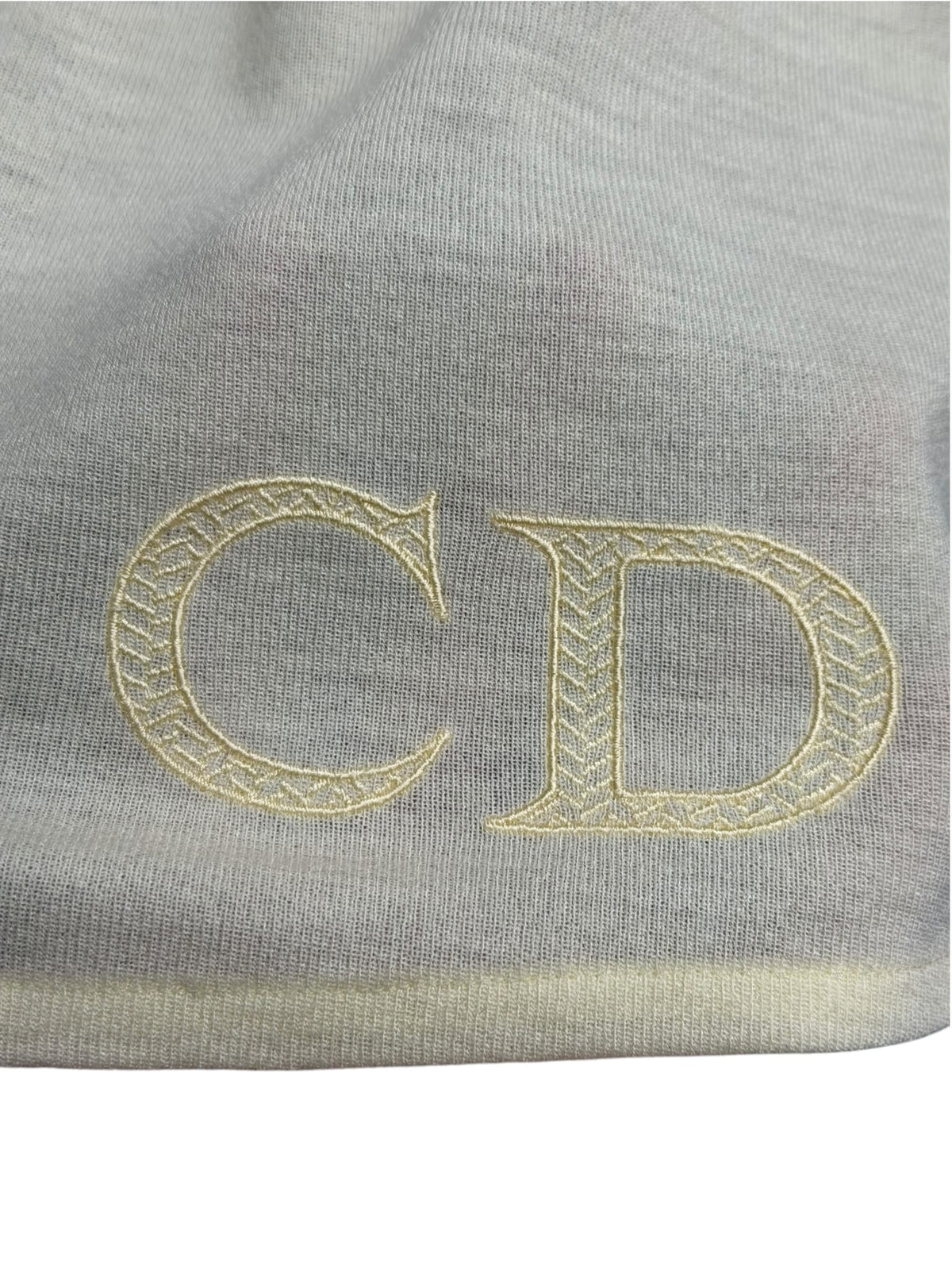 Vintage Christian Dior Cream Rayon Blend Tank Top