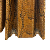 Vintage Snakeskin Top Handle Bag