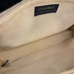 Chanel Black Wool Quilted 2.55 Chain Flap Bag '97-'99