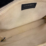 Chanel Black Wool Quilted 2.55 Chain Flap Bag '97-'99