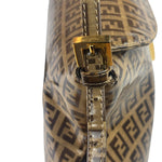 Fendi Brown PVC Zucca Baguette