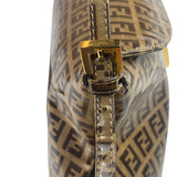 Fendi Brown PVC Zucca Baguette