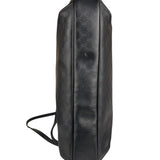 Gucci Vintage Micro GG Black Leather Shoulder Bag