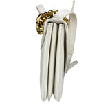 Bottega Veneta White Leather Mount Shoulder Bag