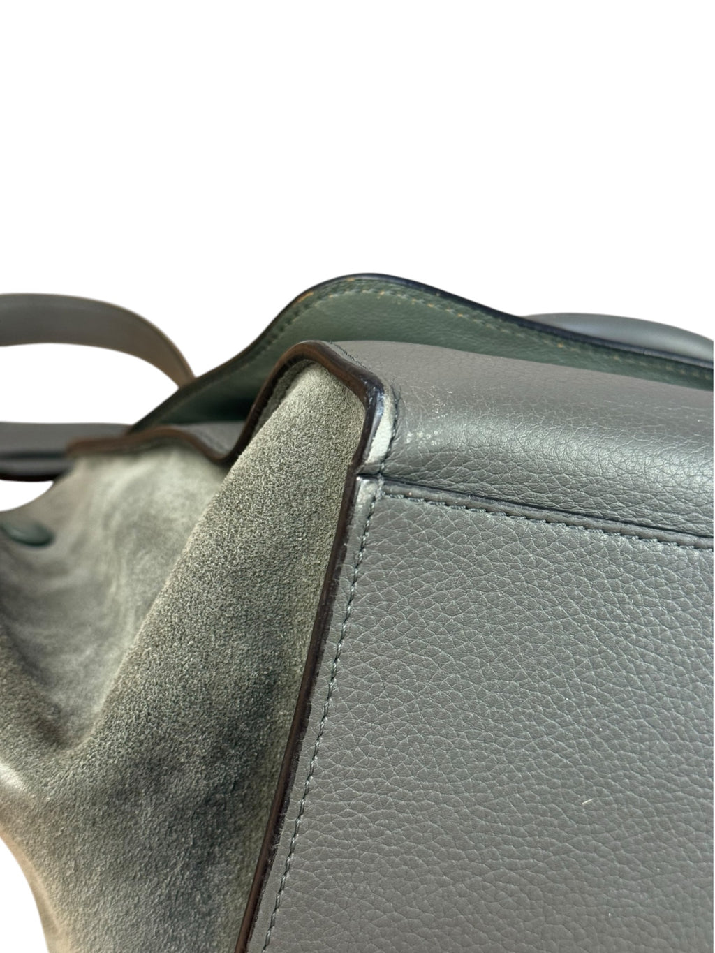 Celine Trapeze Bag In Grey