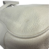Coach Cream Pebbled Leather Hobo Bag