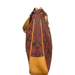Coach Multicolor Leather Trim Signature Canvas Shoulder Bag