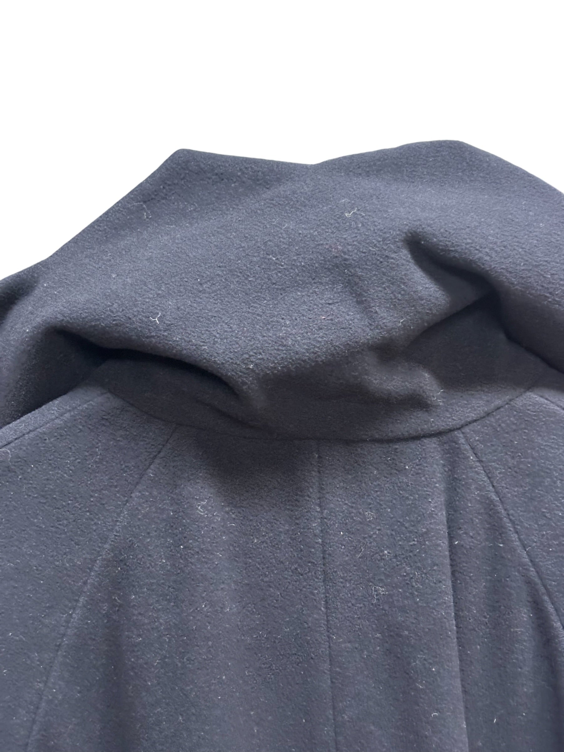 Vintage Fendi 365 Wool Trench Coat Navy