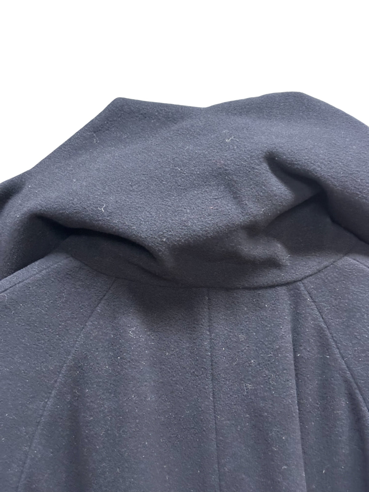 Vintage Fendi 365 Wool Trench Coat Navy