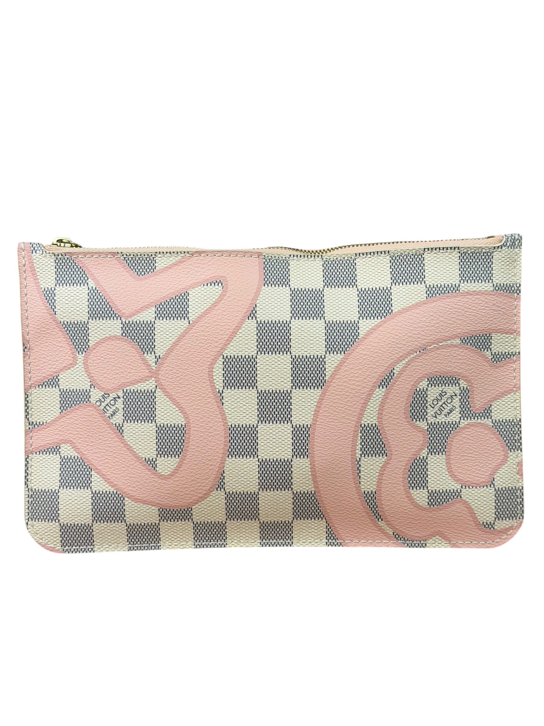 Louis Vuitton Limited Edition Pink Damier Azur Tahitienne Neverfull GM
