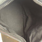 Bottega Veneta Black Coated Canvas PVC Shoulder Bag