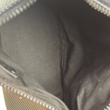 Bottega Veneta Black Coated Canvas PVC Shoulder Bag