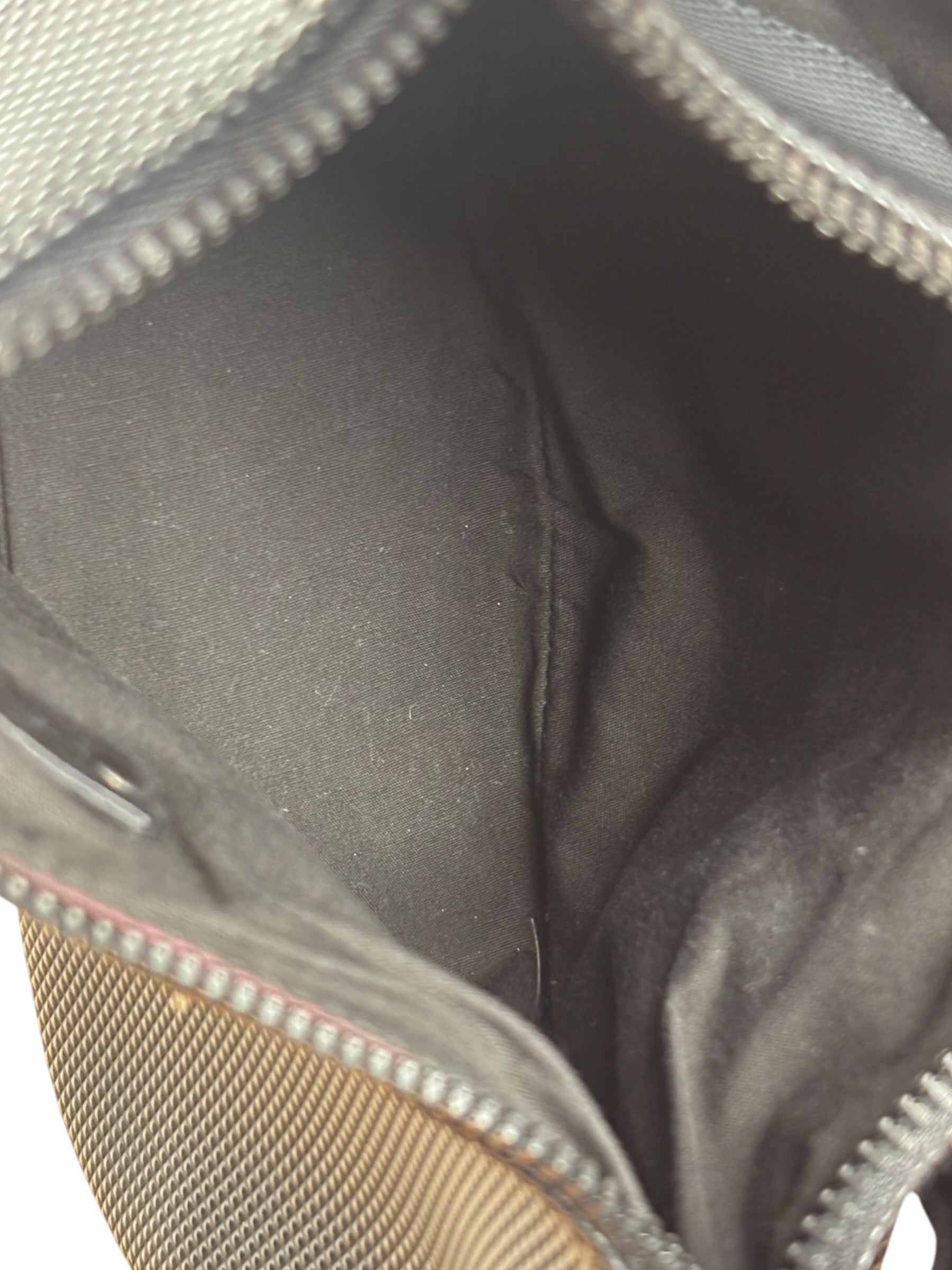 Bottega Veneta Black Coated Canvas PVC Shoulder Bag