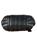 Prada Black Tessuto Nylon/Nappa Leather Waves Two-Way Bag