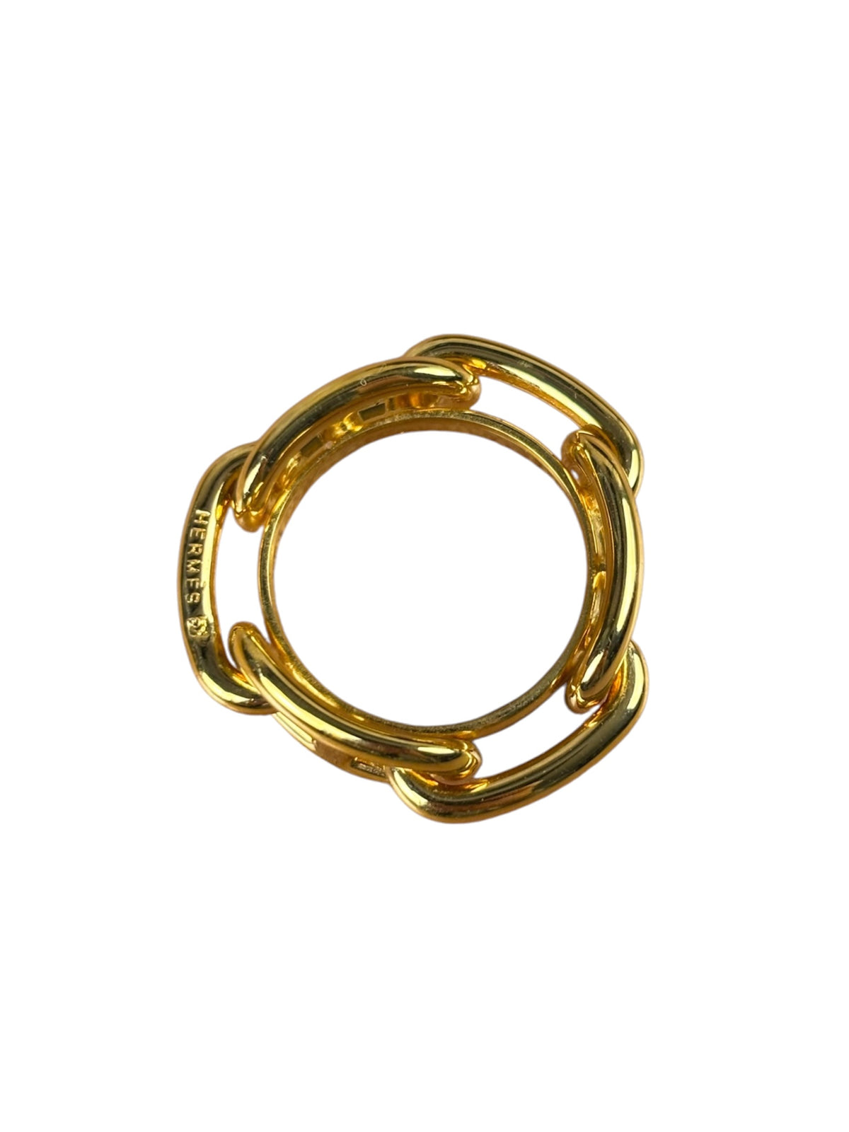 Hermes Regate Gold-Tone Scarf Ring