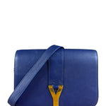 Saint Laurent Chyc Royal Blue Leather Crossbody