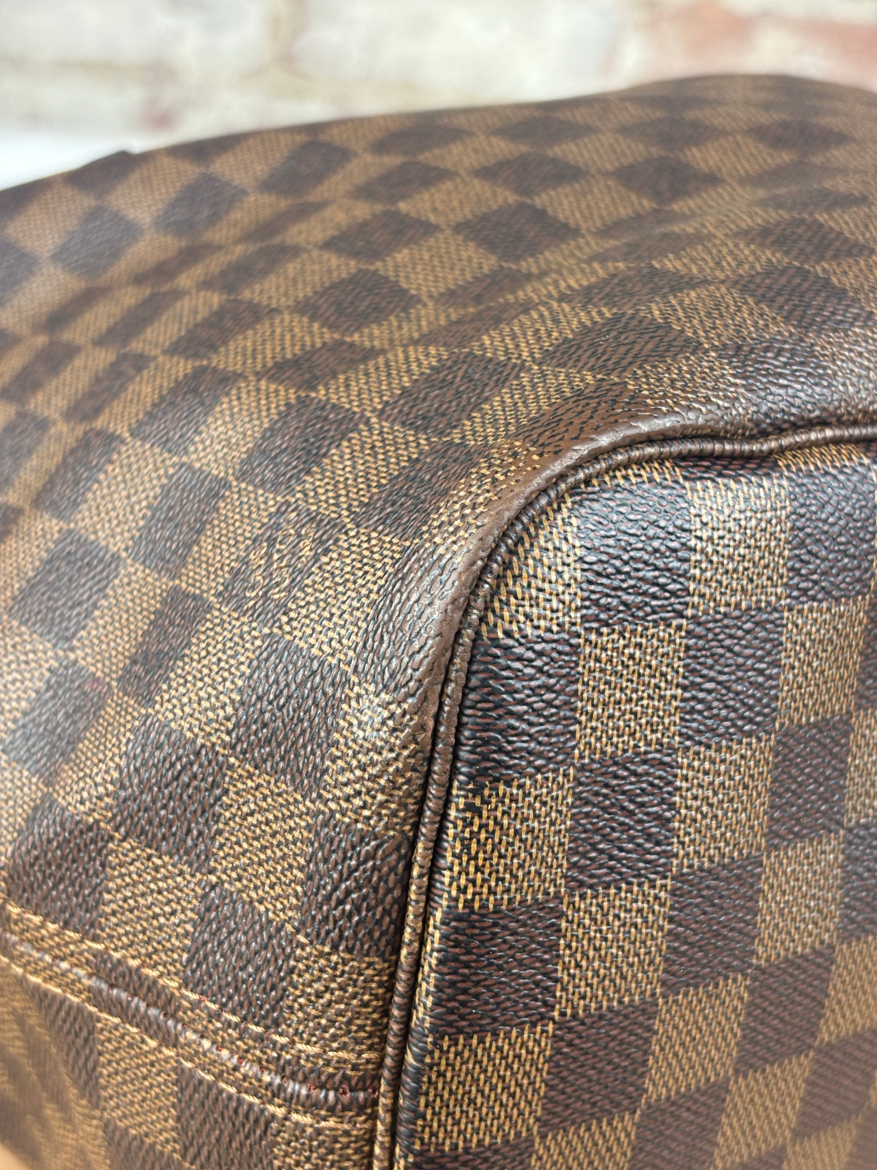 Louis Vuitton Damier Ebene Monogram Neverfull MM