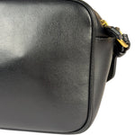 Fendi Black Leather Camera Crossbody