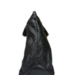 Balenciaga Black Leather Moto Bridge Zip Overnight Tote