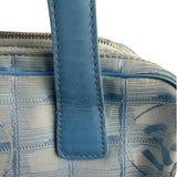 Chanel Blue CC Travel Line Tote Two-Way Bag