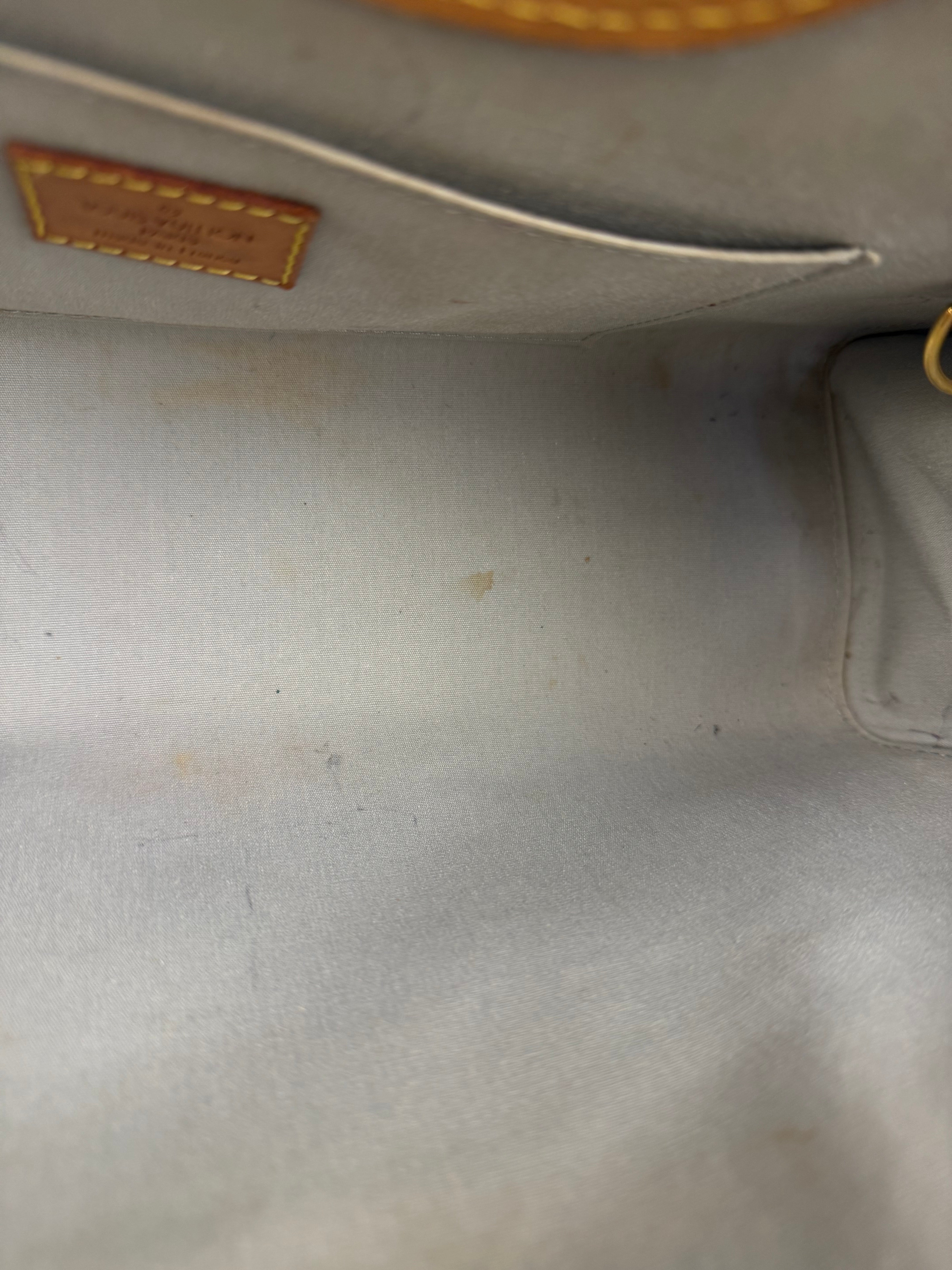 Louis Vuitton Yellow Monogram Vernis Roxbury Drive 2Way Handbag