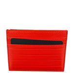 Christian Dior Red/Black Leather Card Holder