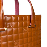 Chanel Chocolate Bar Patent Tote 2002