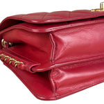 Chanel Dark Fuchsia Quilted Leather Flap Bag 2019
