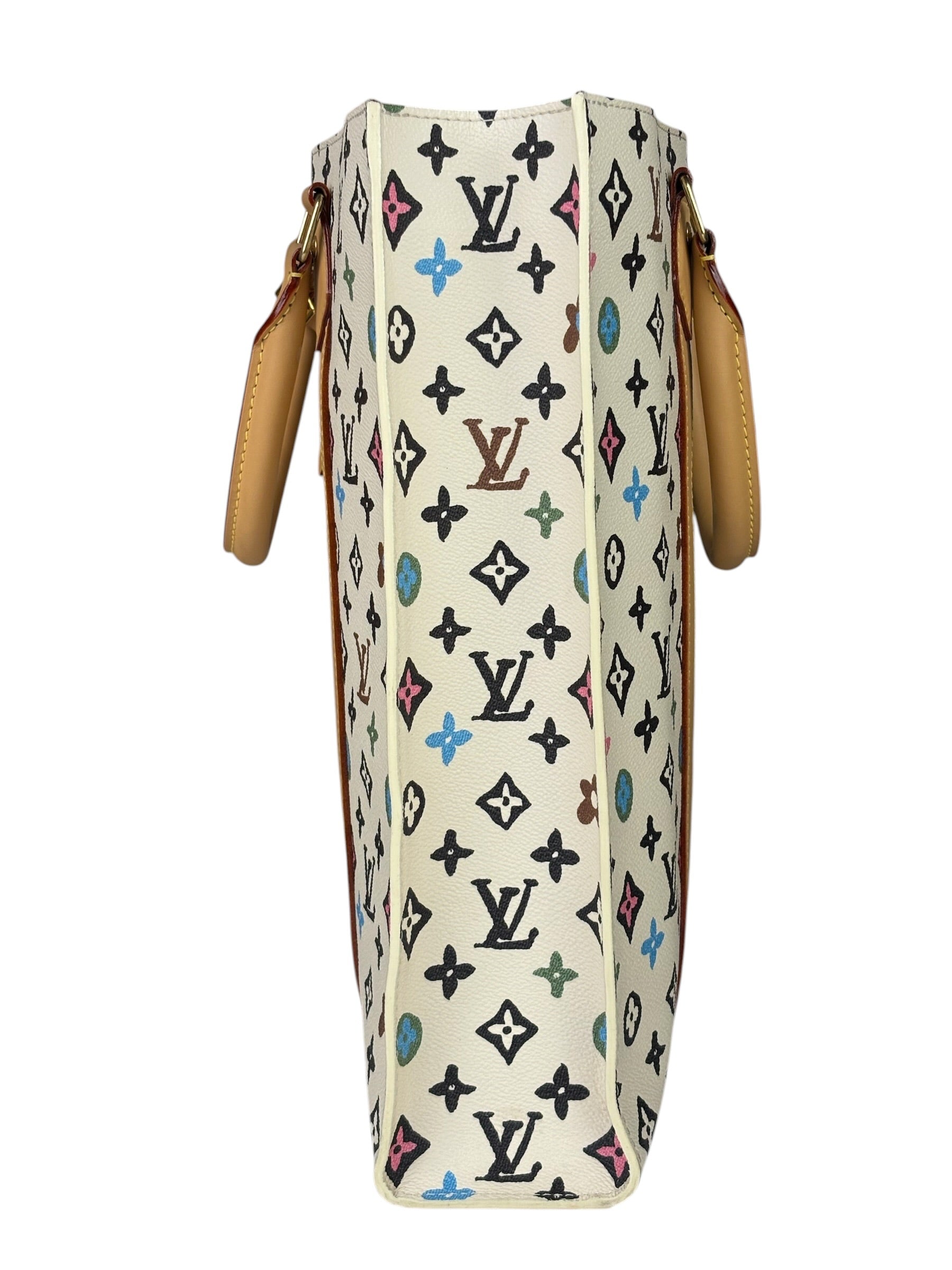 Louis Vuitton x Tyler Cream Monogram Craggy Sac Plat Tote
