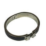 Hermes H Black/Palladium Clic Bracelet