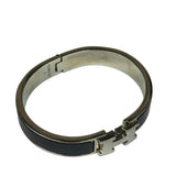 Hermes H Black/Palladium Clic Bracelet