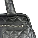 Chanel Black Caviar Quilted Coco Cocoon Bowler Bag 2009