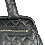 Chanel Black Caviar Quilted Coco Cocoon Bowler Bag 2009