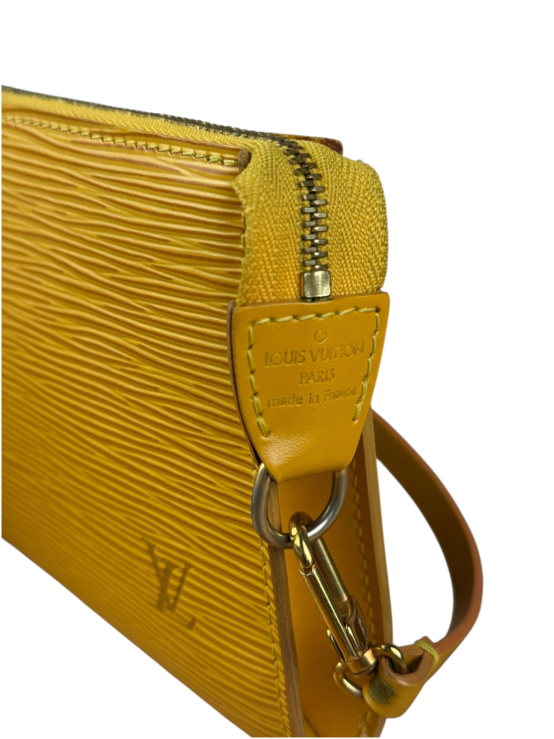 Louis Vuitton Yellow Epi Pochette