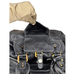 Chloe Black Leather Paddington Shoulder Bag