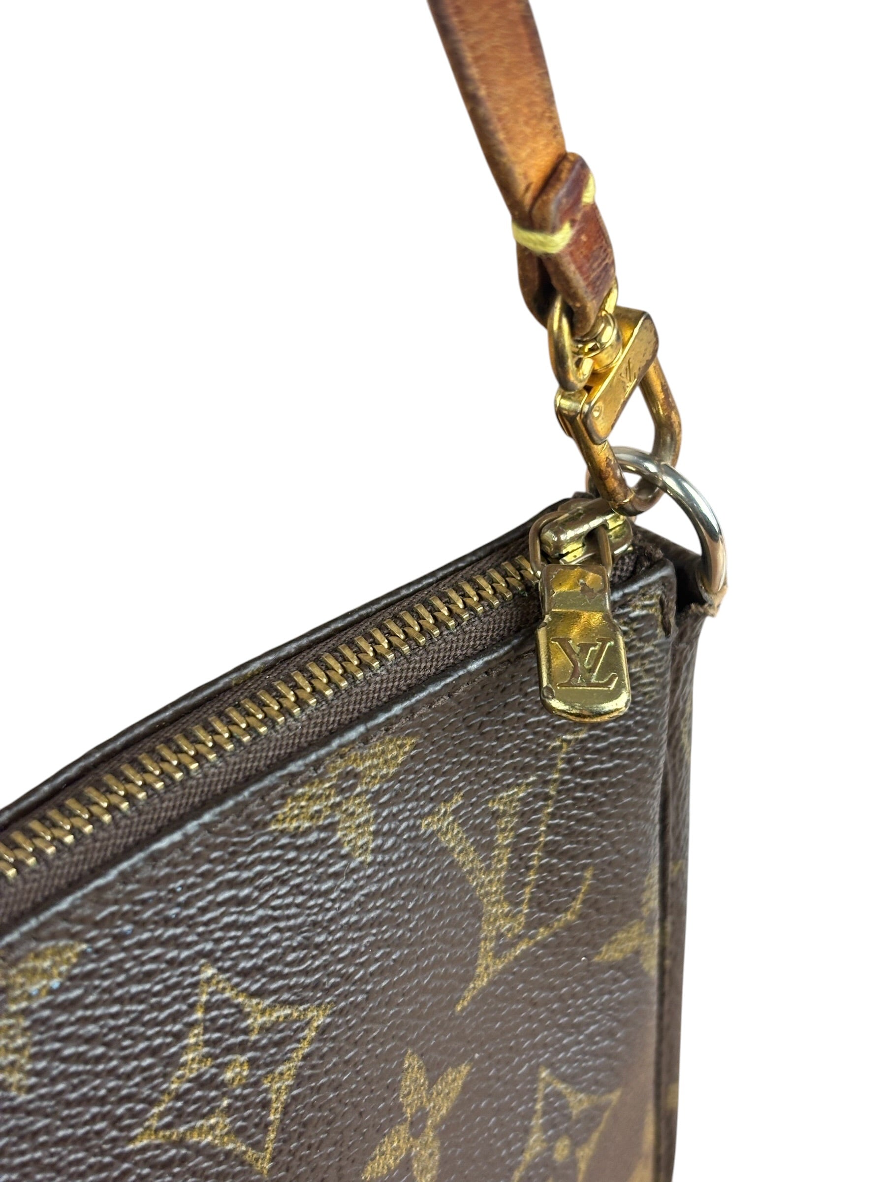 Louis Vuitton Leather Monogram Pochette