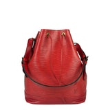 Louis Vuitton Red Epi Leather Noe Bucket Bag MM
