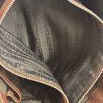 Celine Brown Pebbled Leather Boogie Handbag