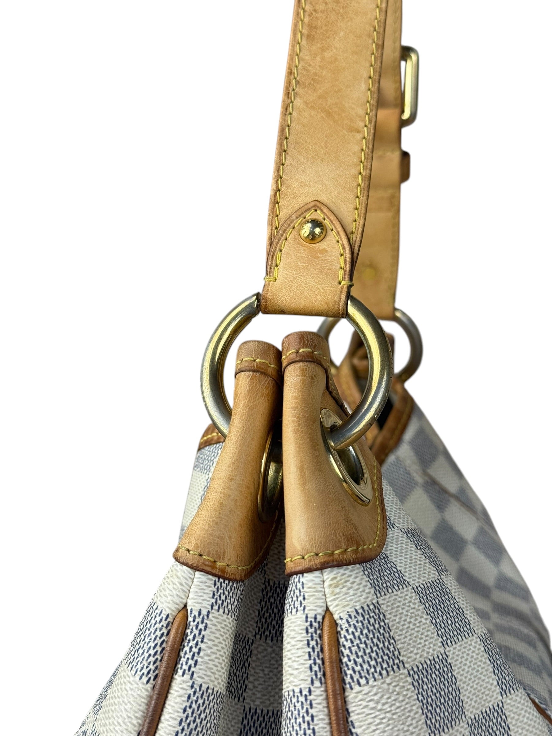 Louis Vuitton Damier Azur Galliera PM Hobo Bag