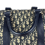 Christian Dior Vintage Navy Blue Trotter Boston Handbag