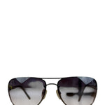 Prada Vintage Frameless Purple Tinted Sunglasses