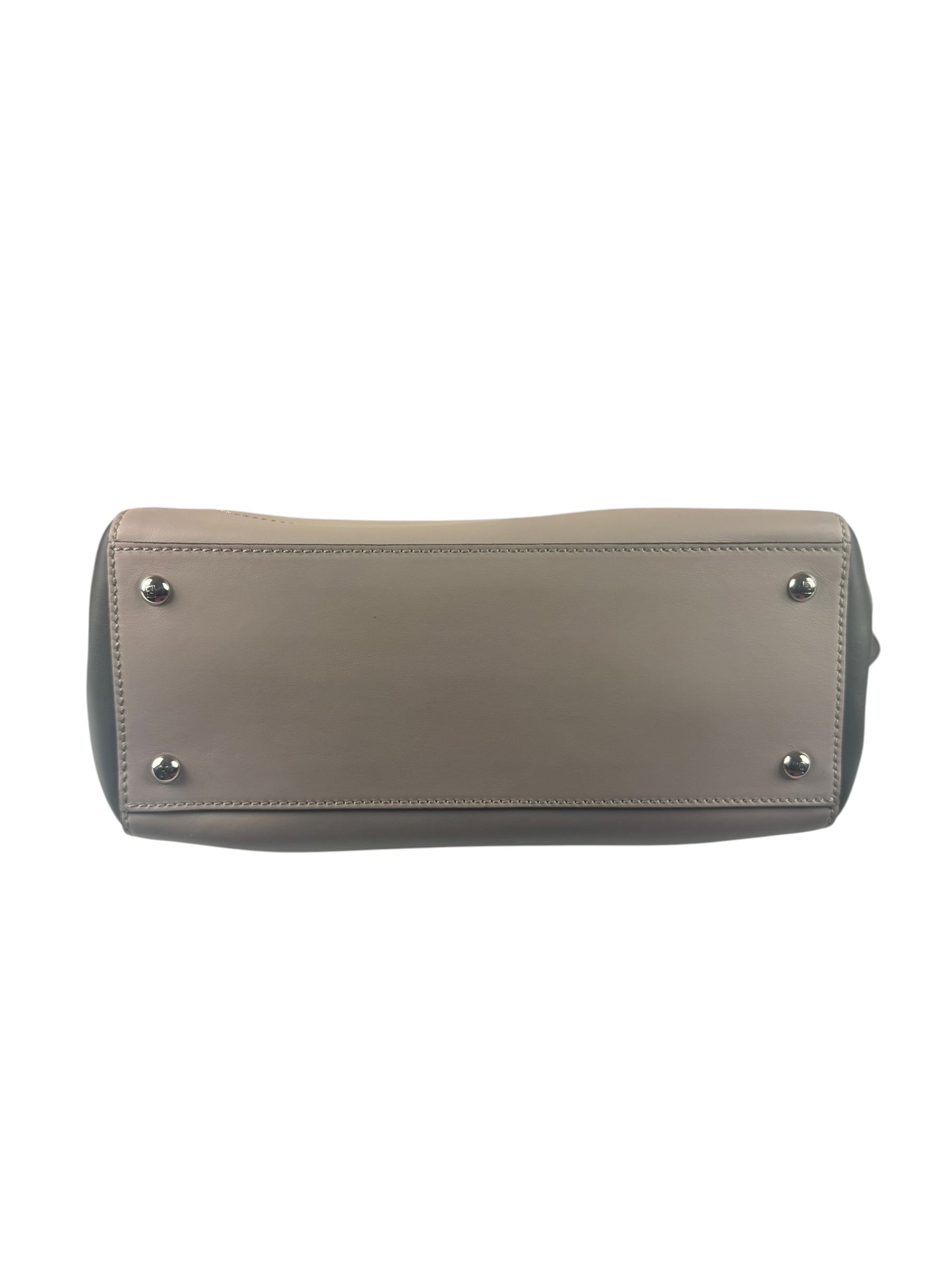 Fendi Tri-Color Leather Dotcom Two-Way Bag