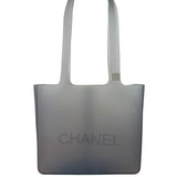 Chanel Blue Rubber Jelly Tote Bag
